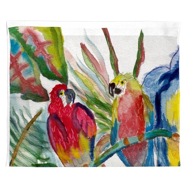Betsy Drake Betsy Drake TP217 24 x 30 in. Parrot Family Outdoor Wall Hanging TP217